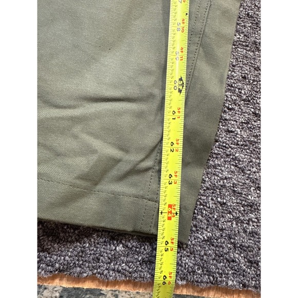 Coveralls Utility Mens Large Olive Green Flight Suit Workwear Jumpsuit Onesie - Picture 4 of 8